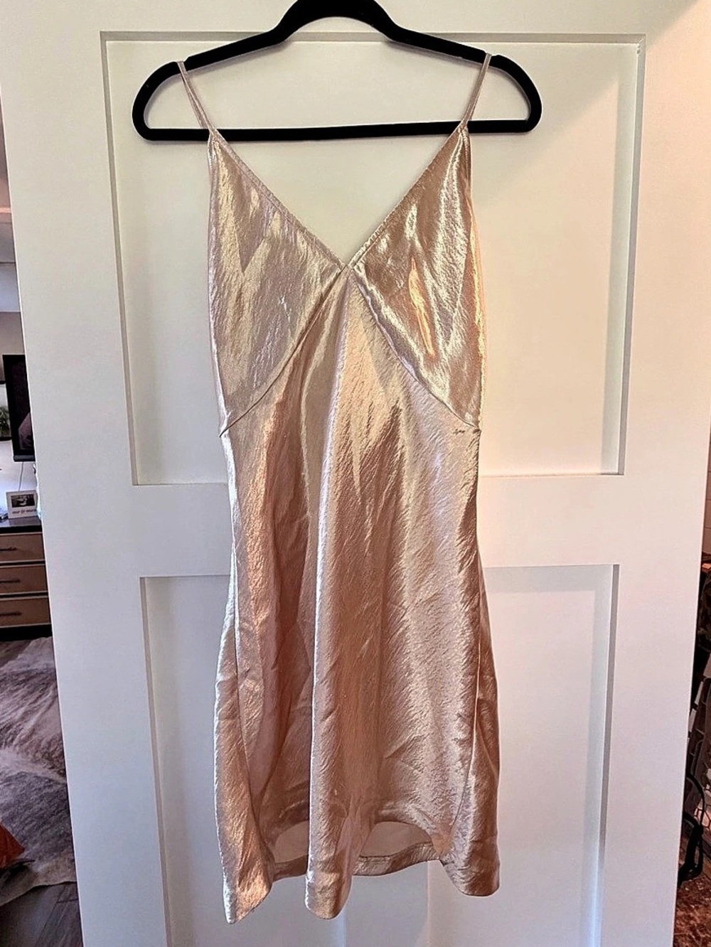Champagne Express Slip Dress Medium